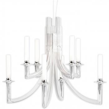 Lustre Khan transparent en polycarbonate