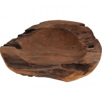 Teak Wood Display Bowl – Raw Finish