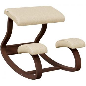 Seduta Ergonomica per Ginocchia Betulla Crema