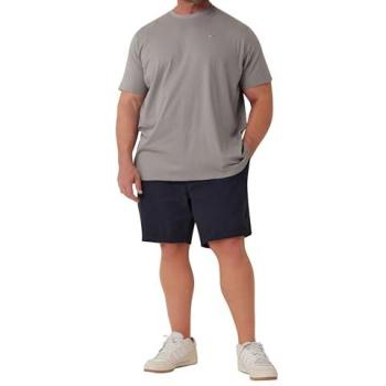 Elasticated Waist Chino Shorts – BadRhino Mid Navy 5-6XL