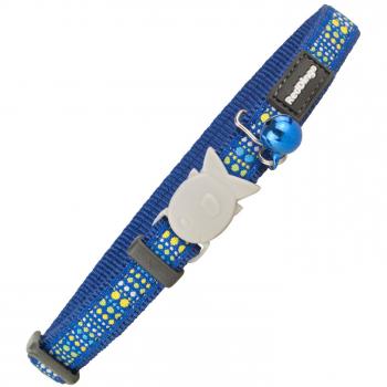 Red Dingo Dark Blue 12mm Cat Collar – Small Edition
