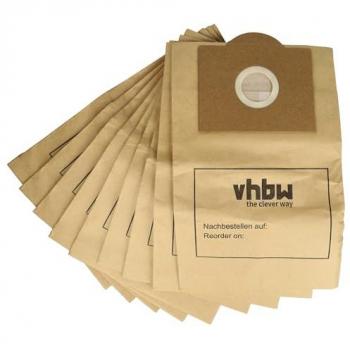 Samsung VC131, VC3100 Compatible Vacuum Cleaner Bags, 10-Pack, Paper, 32 cm x 19 cm, Sand-Coloured