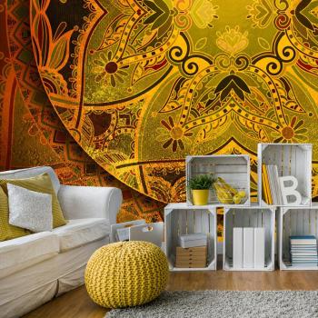 Papier peint autocollant Mandala : Poème Doré