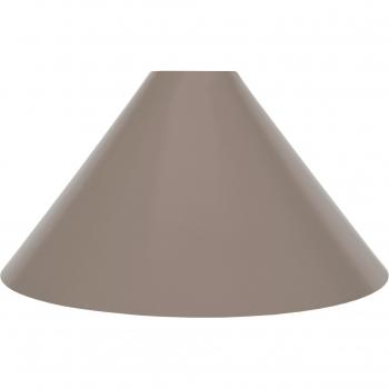 Abat-jour conique D24 H14 cm KARRI taupe