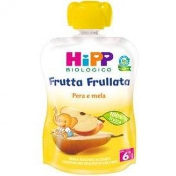 Hipp Bio Frutta Frullata Plus Mela Pera Frutti Rossi + Ferro 90g