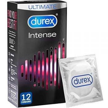 Durex Intense Ultimate Condoms Ribbed And Dotted 12 Pack