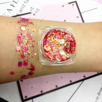 Lentejuelas Holográficas para Cara y Cuerpo