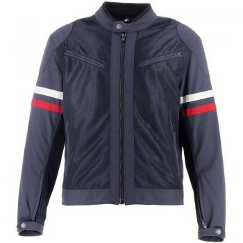 Blouson moto tissu maille Helstons Monaco Air 2XL Bleu
