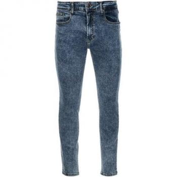 Skinny Fit Herrenjeans in Ombre Blau