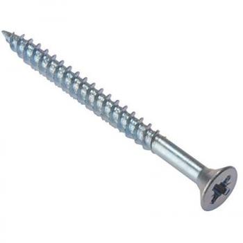 General Purpose Pozi Compatible Twin Thread Screws | 1 x 12 | Zinc Plated | Box of 200