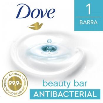 Jabón Dove Antibacterial Cuida y Protege 90 g