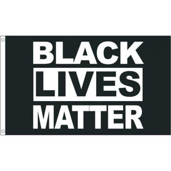 Black Lives Matter Flag 90 Cm X 150 Cm Super Polyester Nylon for Indoor and Outdoor