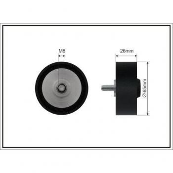 CAFFARO 500542 Keilrippenriemen Führungsrolle