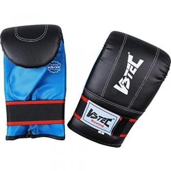 S-Size V3tec Schweißresistente Boxhandschuhe Schwarz-Blau