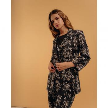 Chaqueta de botones joya y estampado floral NIZA para damas