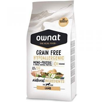 Comida para Perros Ownat de Cordero Sin Granos Hipoalergénica (3 kg)