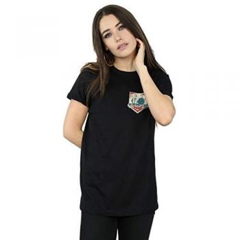 BI44388 Supernatural Black Cotton Boyfriend Top – Size Small