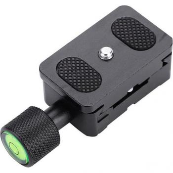 Placa QR K30 ¼” + Adaptador de Trípode Esférico – Kit de Estudio Fotográfico