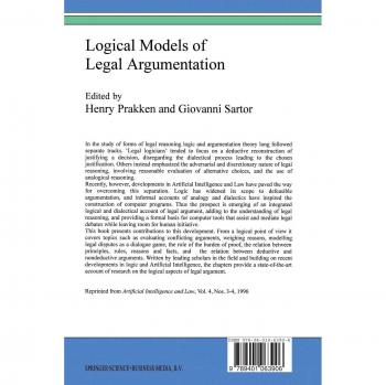 Logical Models of Legal Argumentation