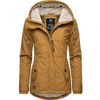 Ragwear Monade Jacke für Damen, Winterparka mit Kapuze, XL