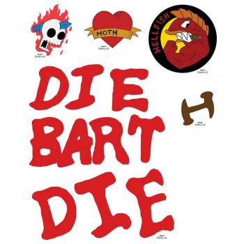 Répliques de Tatouages Temporaires Les Simpsons