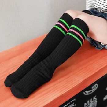 Kniehohe Fußball Socken aus Baumwolle für Jungen und Mädchen