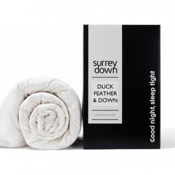 Surrey Down Duck Feather & Down 4.5tog Duvet (260 x 220cm)