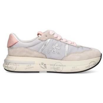 Baskets Premiata Gris Clair Femme