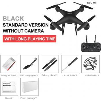 EBOYU F68 Quadcopter Drone with Adjustable Wide Angle Camera