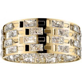 Plafón de techo Lola 5 luces dorado 18cm
