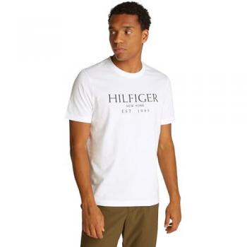 Tommy Hilfiger Herren T-Shirt Weiß Regular Fit Größe L