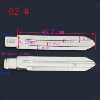 Remplacement lame clé auto 02 31B 15 – clippliable