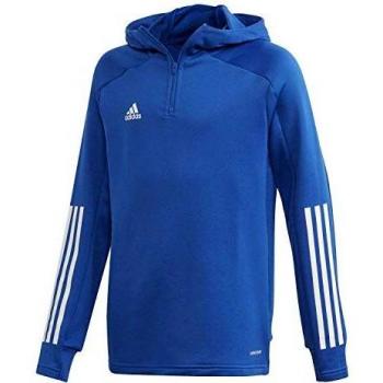 Adidas Unisex-Kinder Kapuzensweatshirt CON20, royal Blau