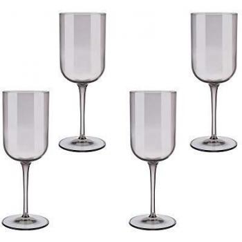 Blomus Rotweinglas FUUM Set 4 Rotweingläser Weinglas Wein Glas Glas farbig Fungi 400 ml, Glas
