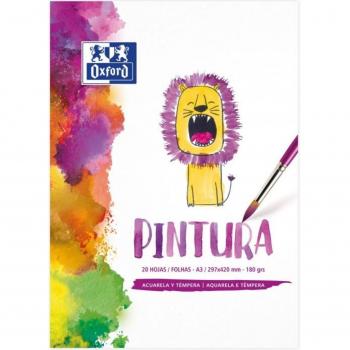 Bloc de peinture Oxford A3 20 feuilles 180 g couverture rigide