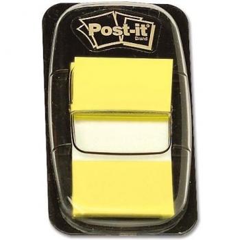 Post-it Index Tabs 25mm Yellow Pack of 600