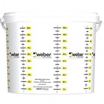 Seau mesureur de mortier 12 L Weber