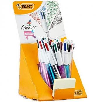 BIC EXPOSITOR BOLIGRAFO 20 BIC COLOURS SHINE SIN COLECCION