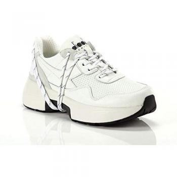 Donna N9000 TXS H Diadora Heritage Sneaker in Pelle Bianco 38 EU