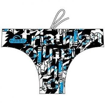AquaSprint Turbo Triathlon Swim Brief 2XL Black/Royal