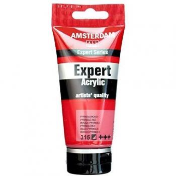Pintura Acrílica 75ml Rojo Pyrrole 315 Amsterdam
