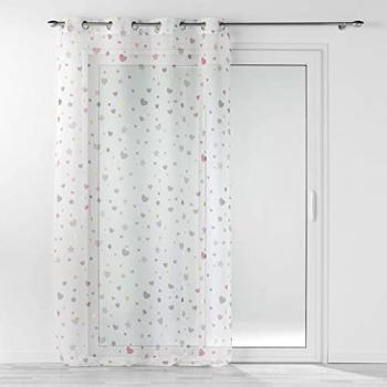 Rideau Voilage Céleste 140x280 cm Blanc