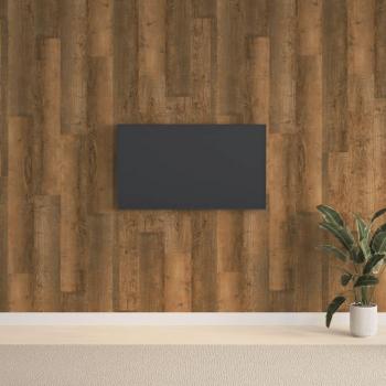 Décoration murale bois marron PVC – 2,06 m² (vidalX)