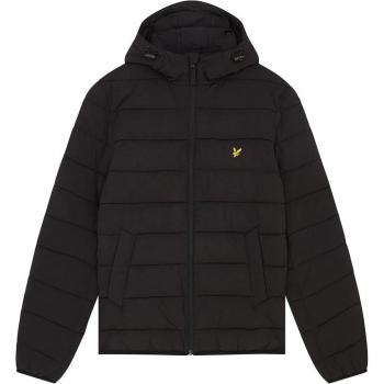 Lyle & Scott Men's Lightweight Puffer Jacket in Black