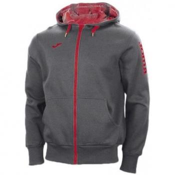 Sudadera Antracita Roja Invictus Talla S