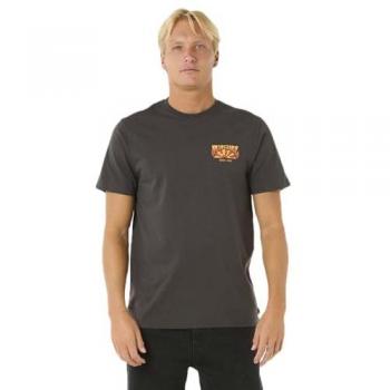 RIP CURL KEEP ON TRUCKING T-Shirt 2025 gewaschen schwarz