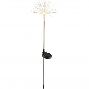 Solar-Gartenstecker Diamanten-Regen, blau