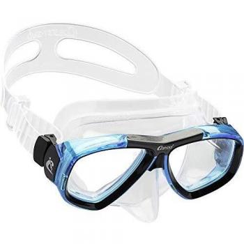 Cressi Focus maschera subacquea trasparente/acquamarina