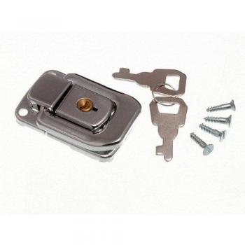 Locking Trunk Catch with Toggle Fastener and 2 Keys 48mm 33mm