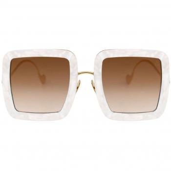BEAMING SKY Pearl Anna‑Karin Karlsson – Gafas estilo cielo brillante blanca